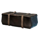 Grande caisse en cuir