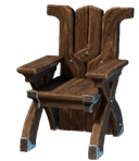 Chaise en bois boréal