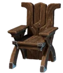 Chaise en bois boréal