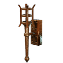 Torche murale en bronze