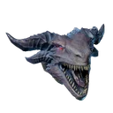 Tête de jeune dragon Fell