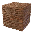 Bloc de briques cuites