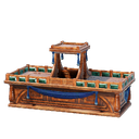 Vitrine à fossiles (3 petits et 2 emplacements moyens)