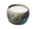 Lait de chèvre frisé