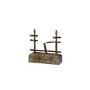 Clôture de cimetière brisée II