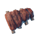Viande de loup grillée