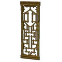 Grand cadre de fenêtre doré