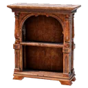 Grand cabinet en bois poli