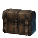 Caisse en cuir