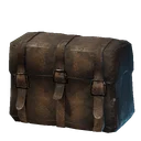 Caisse en cuir