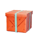 Boîte décorative orange