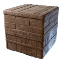 Bloc en bois de palmier