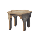 Table d'appoint en bois de palmier