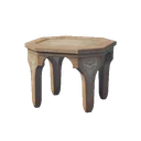 Table d'appoint en bois de palmier