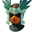 Casque de chasseur de quetzal