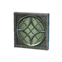 Cadre de fenêtre rond en acier