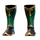 Bottes de guerrier serpent