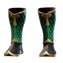 Bottes de guerrier serpent