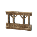 Clôture simple en bois