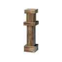 Poteau simple en bois