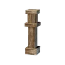 Poteau simple en bois