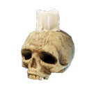 Bougie tête de mort