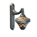 Lampe murale en acier