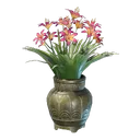 Pot de fleur de lys bicolore