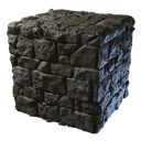 Bloc de pierre patinée
