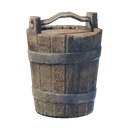 Seau en bois